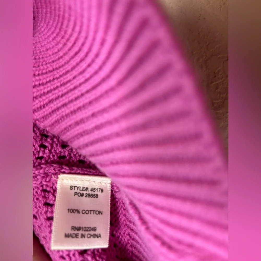 NWT Skies Are Blue Isla Rose Violet Lose Knit Crochet Tank and Midi Skirt Set M - Picture 5 of 13